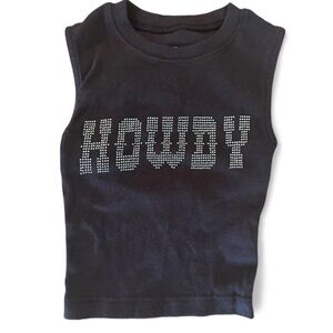 Urban Outfitters Howdy Rhinestone Muscle Tank